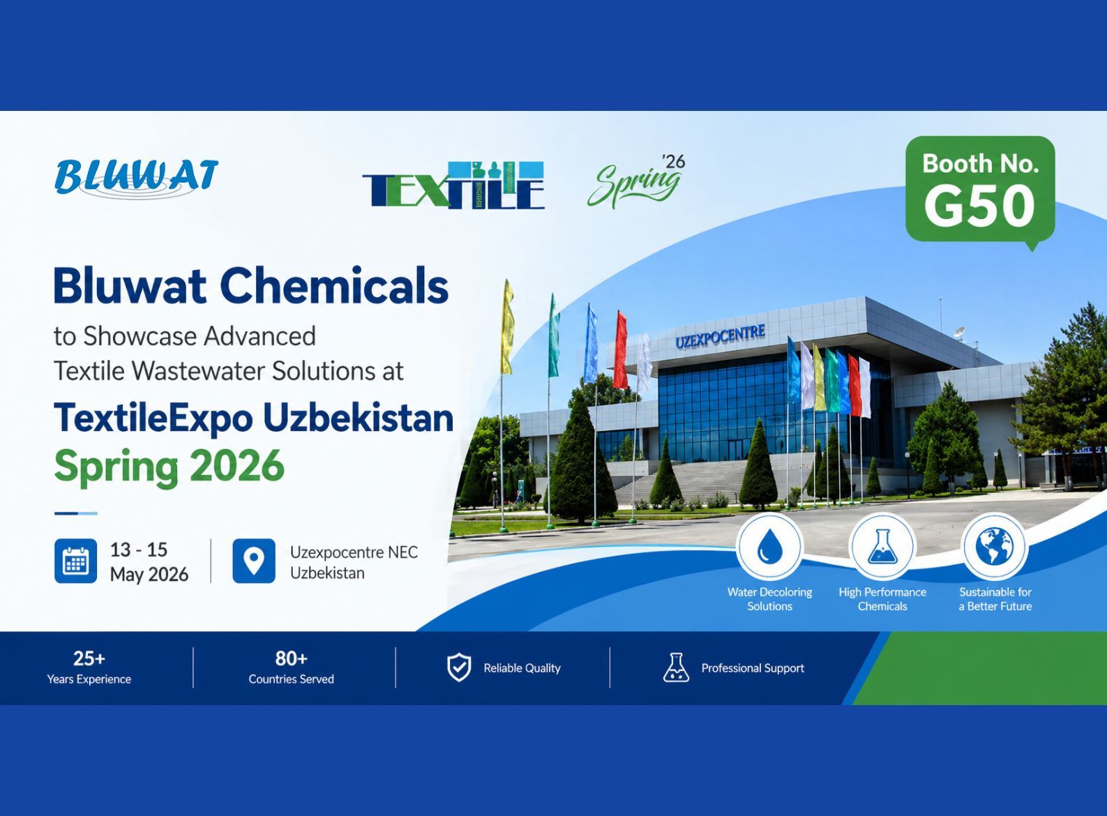 Neueste Unternehmensblogs über Wie Bluwat Chemicals Textilabwasseraufbereitungsprojekte in Usbekistan unterstützt