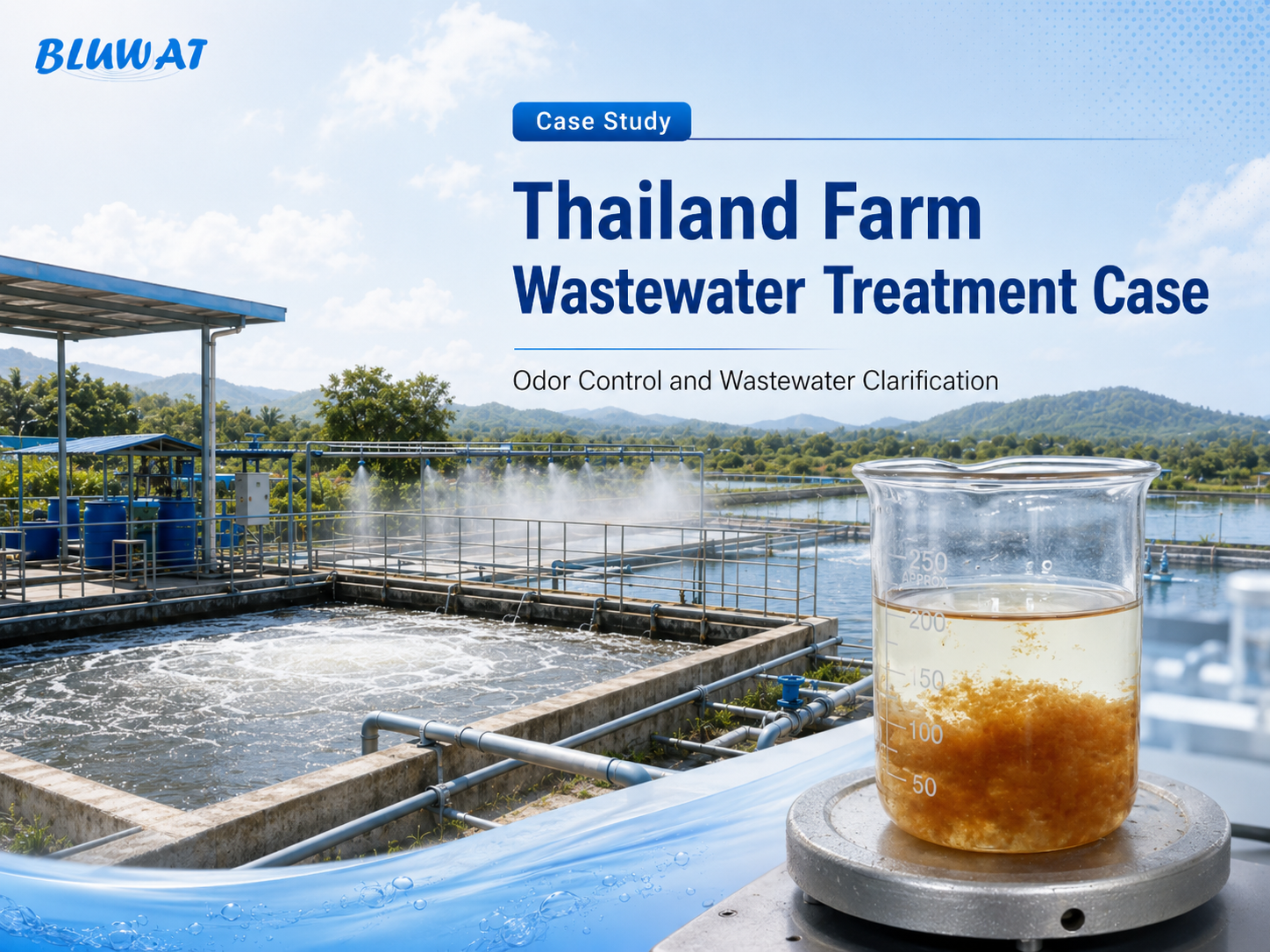 Neueste Unternehmensblogs über Thailand Farm Wastewater Treatment Case: Odor Control and Wastewater Clarification