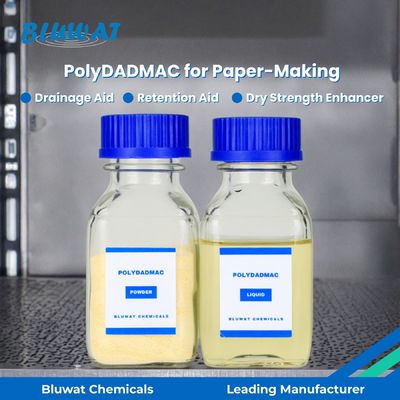 kaufen PolyDADMAC für die Papierherstellung: Retentionsmittel, Entwässerungshilfe und Trockenfestigkeitsverstärker | Bluwat Chemicals on-line-Fertigung