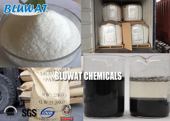 kaufen Hohe kationische Gebühr, die Mittel-kationisches Polyacrylamid von Blufloc C8050 flockt on-line-Fertigung