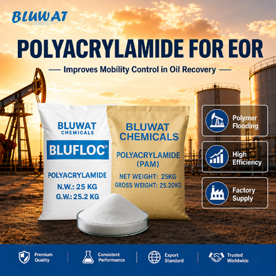 Besorgen BLUFLOC Polyacrylamid Ölbohrqualität mit 89% Feststoffgehalt für eine stabile Leistung des Schlammsystems on-line-Fertigung