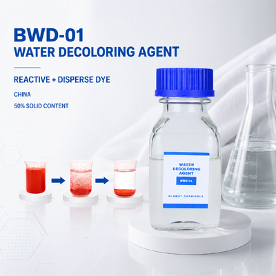 Besorgen 50% -55% Feststoffgehalt BWD-01 Wasserentfärbungsmittel für reaktive und Dispersfarbstoffabwässer in China on-line-Fertigung