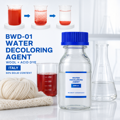 Besorgen BWD-01 Wasserentfärbungsmittel für Abwasser aus Wolle und Säurefarbstoffen in Italien on-line-Fertigung