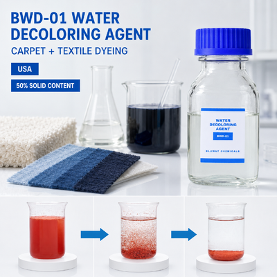 Besorgen BWD-01 Wasserentfärbungsmittel mit 50% Feststoffgehalt für die Textilabwasserbehandlung mit kationischem Polymer on-line-Fertigung