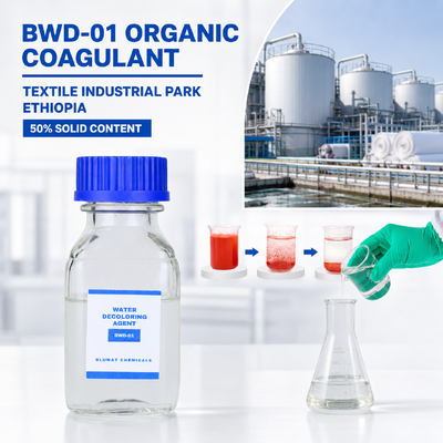 Besorgen BWD-01 Organisches Koagulans für Färbeabwässer in Textilindustrieparks in Äthiopien on-line-Fertigung