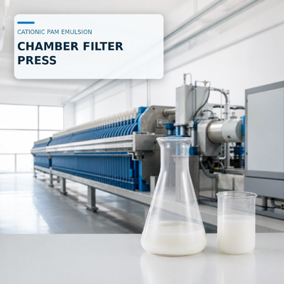 kaufen Hochmolekulare kationische Polyacrylamidemulsion für Kammerfilterpressenentwässerung und permeable Flockung on-line-Fertigung