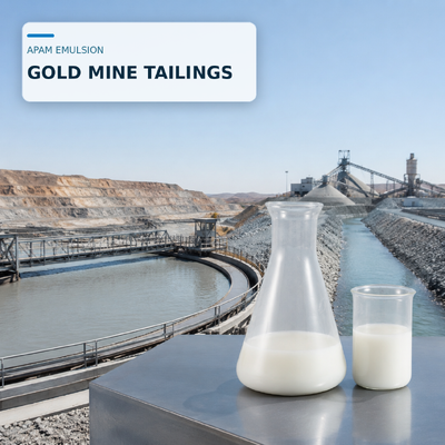 Besorgen Anionische PAM-Emulsion für die Sedimentation von Goldtailings, Wasseraufbereitung und Flockung mit sehr hohem Molekulargewicht on-line-Fertigung