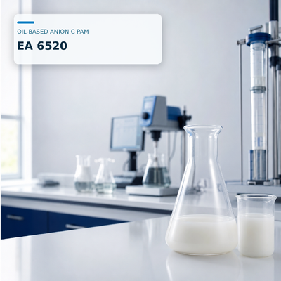 Besorgen Blufloc EA 6520 Ölbasierte anionische PAM-Emulsion mit sehr hohem Molekulargewicht und hohem anionischen Grad zur industriellen Aufklärung on-line-Fertigung