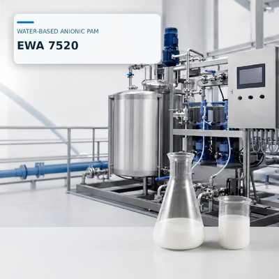 Besorgen Blufloc EWA 7520 Wasserbasierte anionische PAM-Emulsion mit sehr hohem Molekulargewicht und mittlerem Anionengrad für automatische Dosierung on-line-Fertigung