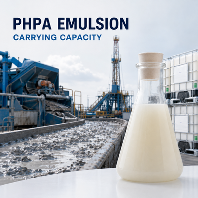 Besorgen PHPA-Emulsion mit hohem Molekulargewicht für Schlammviskosität und Tragfähigkeit on-line-Fertigung