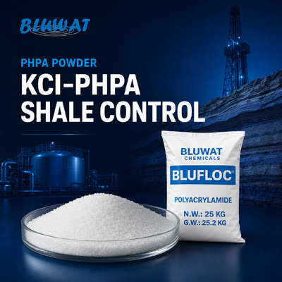 Besorgen KCl-PHPA-Pulver Bohrschlammzusatzstoff für die Reaktive Schieferbohrung mit 89% Min-Feststoffgehalt Wasserlösliches anionisches Copolymer on-line-Fertigung