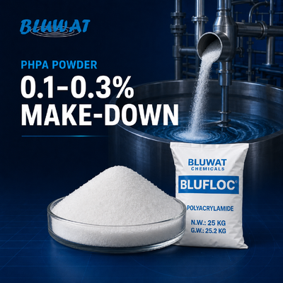 Besorgen PHPA-Pulverherstellung bei 0,1-0,3% Lösungs konzentration on-line-Fertigung