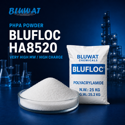 Besorgen BLUFLOC HA8520 PHPA Pulver - Sehr hohes Molekulargewicht, hohe Ladung on-line-Fertigung
