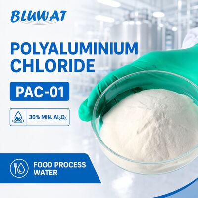 Besorgen 30% Min. Al2O3 Weißes Pulver PAC-01 Polyaluminiumchlorid zur Wasserbehandlung in Lebensmitteln on-line-Fertigung