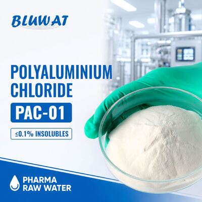 Besorgen PAC-01 Sprühgetrocknetes Polyaluminiumchlorid mit max. 0,1 % unlöslichen Bestandteilen zur Vorbehandlung von pharmazeutischem Rohwasser on-line-Fertigung
