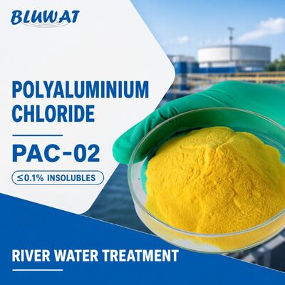 Besorgen Sprühtrocken PAC-02 Polyaluminiumchlorid mit mind. 30% Al2O3 und max. 0,1% unlöslichen Bestandteilen zur Behandlung von Flusswasser on-line-Fertigung
