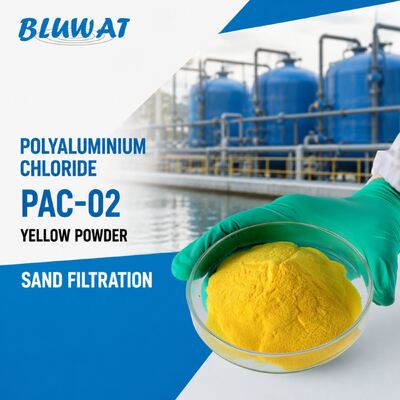 Besorgen 30% Min. Al2O3 Gelbpulver PAC-02 Polyaluminiumchlorid zur Filtration von Sand on-line-Fertigung