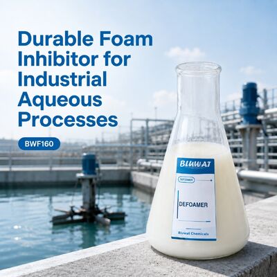 Besorgen BWF160 Nionion-Silicone-Schaumhemmer mit Langlebigkeitskontrolle und Dosierung von 50-300 ppm für industrielle Wasserprozesse on-line-Fertigung