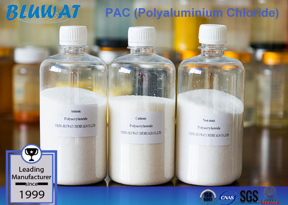 kaufen Polyacrylamid-Polymer-Polyelektrolyt-Flockungsmittel u. Gerinnungsmittel für Wasserbehandlung on-line-Fertigung
