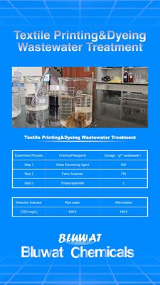 kaufen Eisensulfat-abfliessende Abwasserbehandlung der Textilverarbeitungs-Bluwat on-line-Fertigung