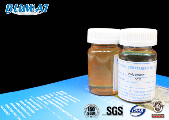 Flüssiges Polyamin des Wasserbehandlungs-quaternäres Ammonium-kationisches Polymer-50%