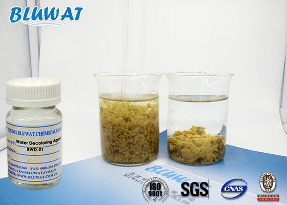 Textilfärbungs-Abwasserbehandlung Dicyandiamide-Formaldehyd-Harz Blufloc-Wasser Decoloring BWD-01