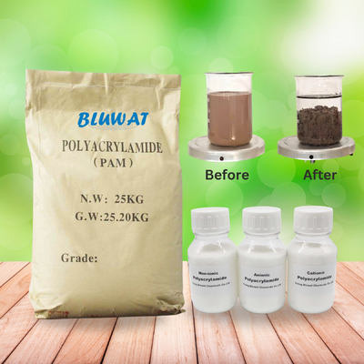 Blufloc AA6518 Polyelectrolyt Polyacrylamid Polymere zur Wasserreinigung