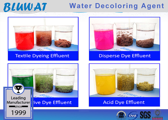 Flüssige Wasser Decoloring-Mittel-Abwasseraufbereitungs-Chemikalie für Farbe entfernen KABELJAU Abnahme