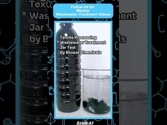 Textilwasserbehandlung durch Gerinnung und Flockulation