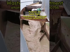 Polyacrylamid Polymere Flockulante für die Abwasserbehandlung von Sandanlagen