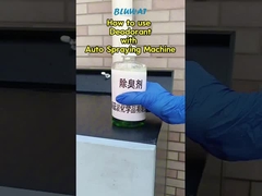 Wie man pflanzliche Geruchsbekämpfungsmittel mit Autosprühgeräten verwendet.