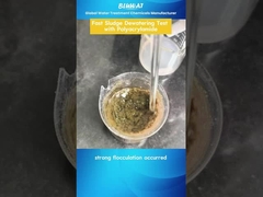 Schlamm in wenigen Minuten mit Polyacrylamid entwässern
