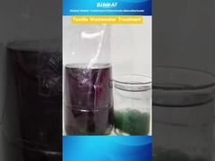 Textil Abwasserbehandlungs-Demo.