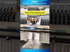 #WastewaterTreatment Demo #FilterPress Zurückwasserbehandlung durch #BluwatChemicals